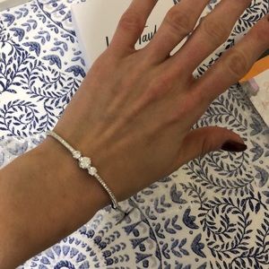 NWT crystal wedding bracelet, small